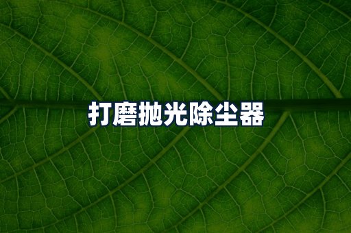 打磨抛光除尘器